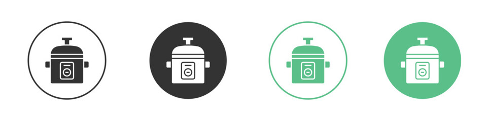 pressure cooker icon vector pictogram for ui ux interface elements