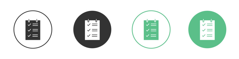 Reservation icon vector pictogram for ui ux interface elements