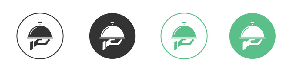 Restaurant Tray icon vector pictogram for ui ux interface elements