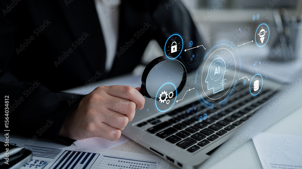 Poster ai security and data ecosystem integrate ai, data, and security into one connected system for automa