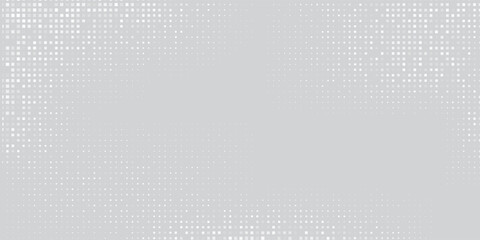 Dot white gray wave light technology texture background. Abstract big data digital concept.