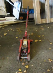 scruffy old car jack