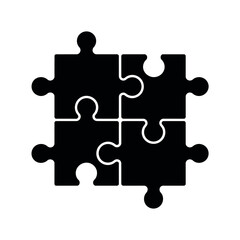 Obraz premium puzzle Silhouette 