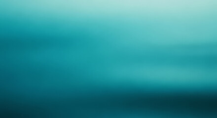 Abstract Teal and Turquoise Gradient Background Smooth Water Texture