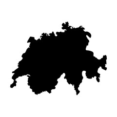 Fototapeta premium map of switzerland