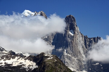 Aiguille Verte Und Aiguille Dru