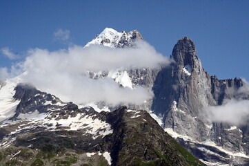 Aiguille Verte Und Aiguille Dru
