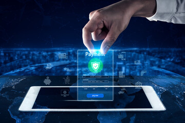 Secure online payments ensure smooth e-commerce with safe transactions, digital payment systems,...