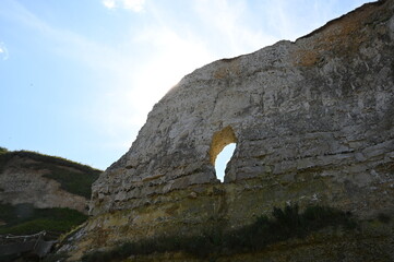 Felsenfenster bei Eletot in der Normandie