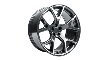 wheel rim isolated on  white background , transparent png 