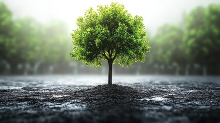Sapling Growth: A Symbol of Renewal