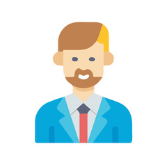 funny cartoon office worker