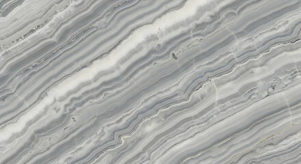 Obraz premium White marble with intense gray veining and polished finish, ideal for dramatic interiors, countertops, and classic architectural elements.