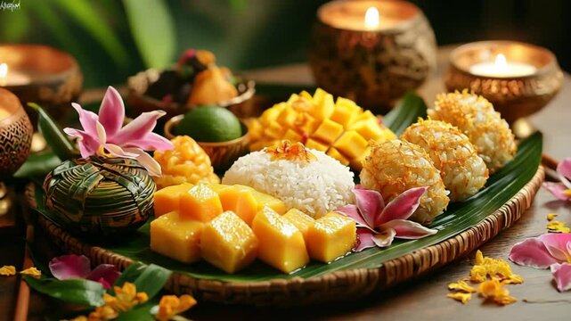 thai sweet desserts thailand dish video