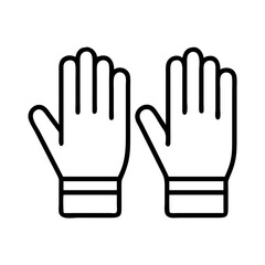 Isolated medical gloves icon vector illustration for healthcare and protection concept design on transparent background