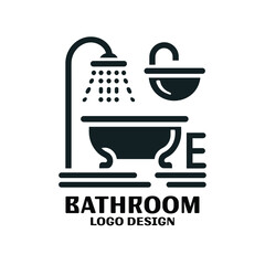 Bathroom Vector Logo Design