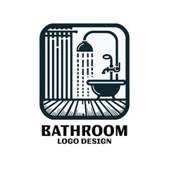 Bathroom Vector Logo Design