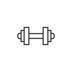 Dumbbell icon. Workout symbol modern, simple, vector, icon for website design, mobile app, ui. Vector Illustration
