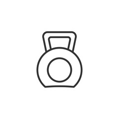 Kettlebell icon. Workout symbol modern, simple, vector, icon for website design, mobile app, ui. Vector Illustration