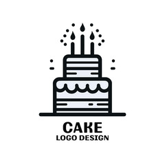 Cake Vector Logo Design