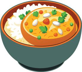 pumpkin soup in a bowl