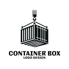 Container Box Vector Logo Design