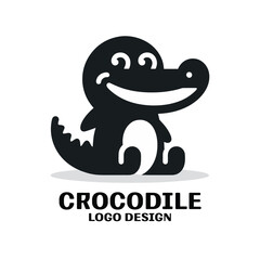 Crocodile Vector Logo Design