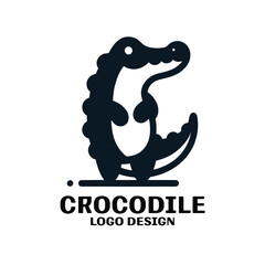 Crocodile Vector Logo Design