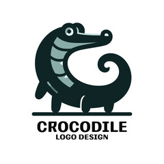 Crocodile Vector Logo Design