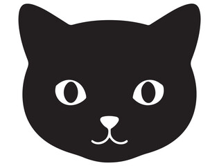 CAT FACE SILHOUETTE