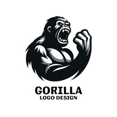Gorilla Vector Logo Design