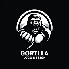 Gorilla Vector Logo Design
