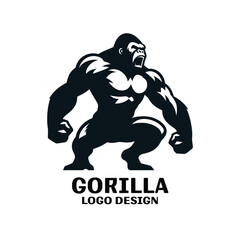 Gorilla Vector Logo Design