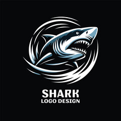 Shark Vector Logo Design