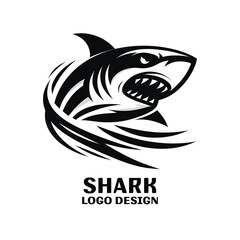 Shark Vector Logo Design
