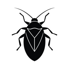 shield bugb silhouette vector