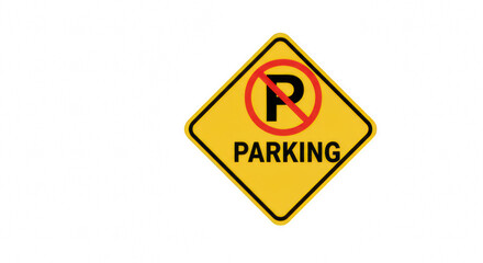 No Parking Warning PNG &ndash; Red Circle with Slash and 'P' Symbol, Isolated on Transparent Background for Traffic Signs, Road Safety, Urban Regulation, and Public Area Signage Design