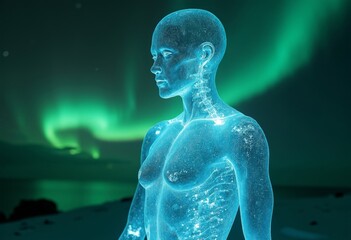 Close up of Human Skeleton Art