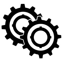gear icon vector illustration