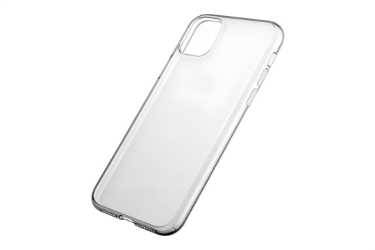 Transparent Phone Case Mockup Sleek and Protective Smartphone Cover