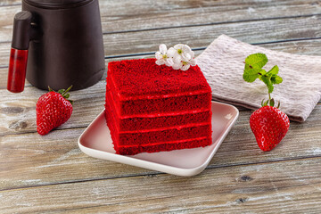 Gourmet Red velvet cream cake