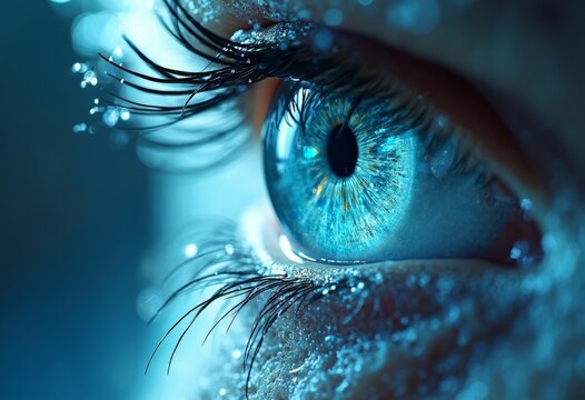 Water Eye Art with Dynamic Images