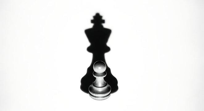 Strategic Thinking The Pawn's Shadow and the King's Power - Powered by Adobe