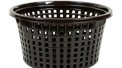 Black Plastic Hydroponic Net Pot Basket for Plants