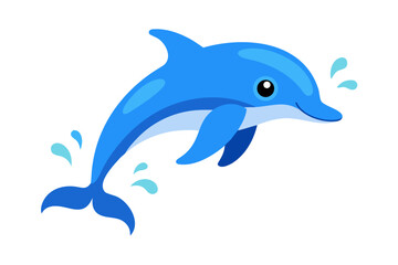 Obraz premium dolphin jumping in water