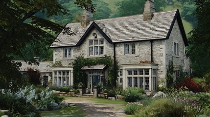 old house in the village.