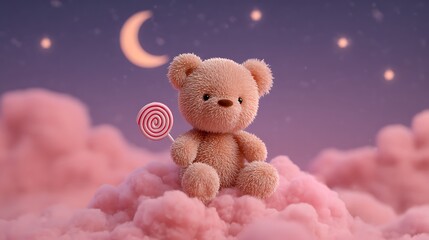 teddy bear with heart.