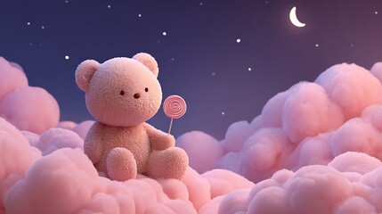 teddy bear with heart.