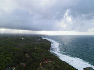 Dramatic Coastal Landscape with Bali.