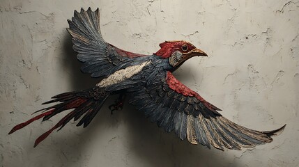 turkey vulture in a cage.